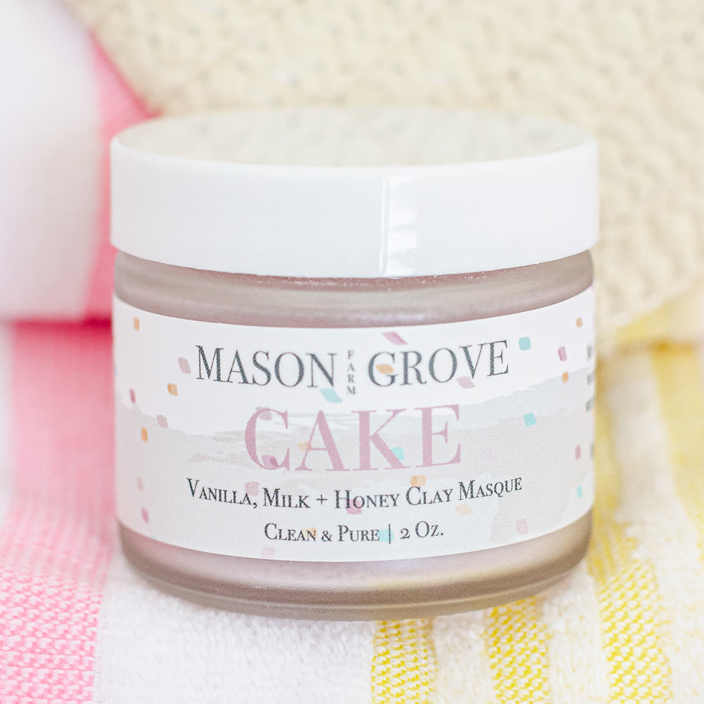 CAKE - Vanilla, Milk & Honey Clay Masque Mason Grove Farm 