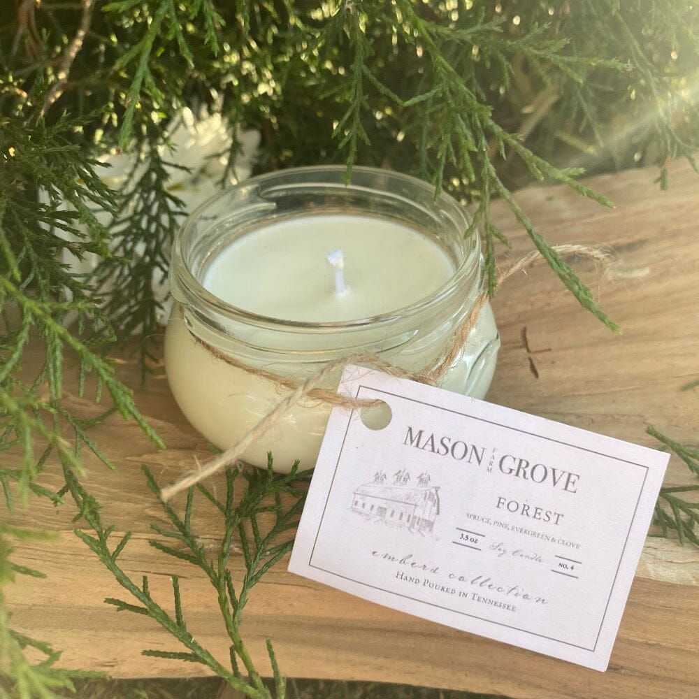 Embers Candle No. 4 - Forest Mason Grove Farm 