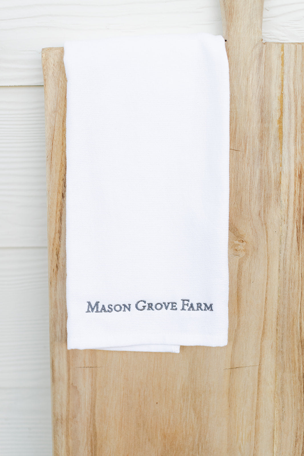 Embroidered Dish Towel Mason Grove Farm 