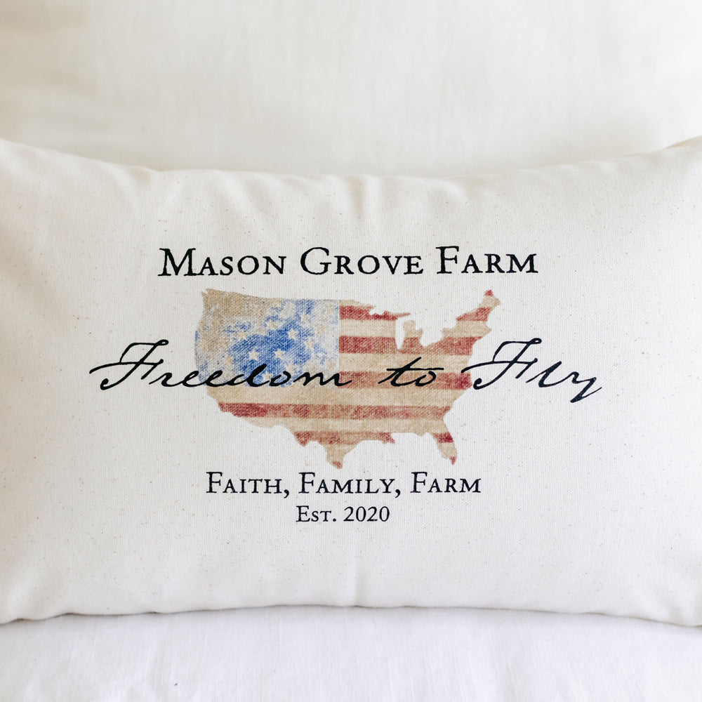 Freedom to Fly Pillow Mason Grove Farm 