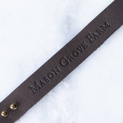 Istwa Wide Leather Bracelet Mason Grove Farm 
