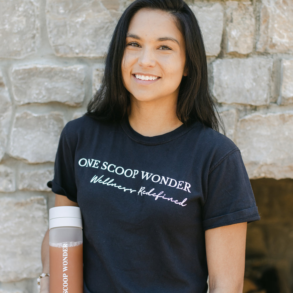 One Scoop Wonder - Black T-Shirt Apparel & Accessories Mason Grove Farm 