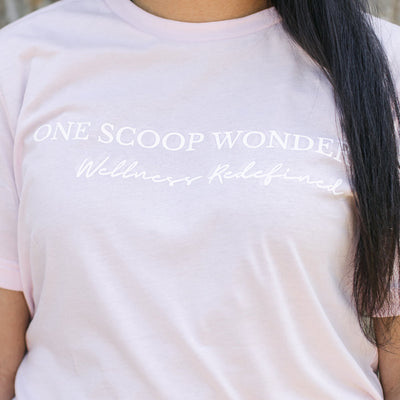 One Scoop Wonder - Light Pink T-Shirt Apparel & Accessories Mason Grove Farm 