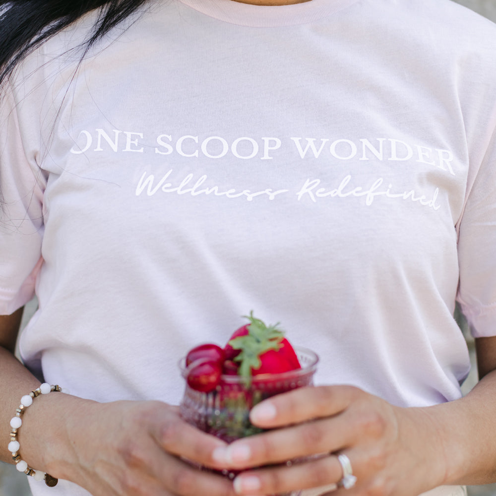One Scoop Wonder - Light Pink T-Shirt Apparel & Accessories Mason Grove Farm 